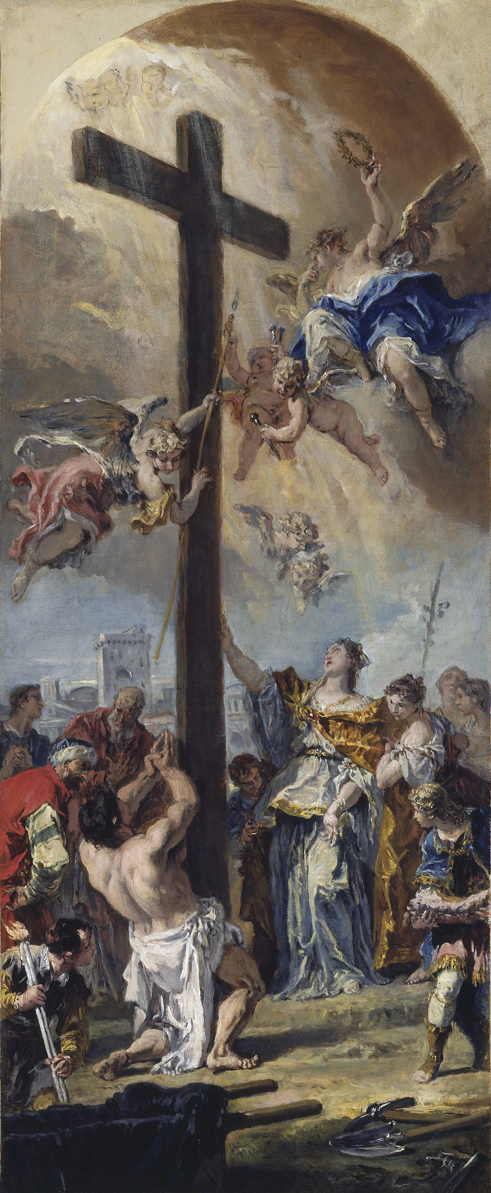 The Finding of the Holy Cross devotional image