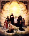 Holy card of the North American Martyrs
