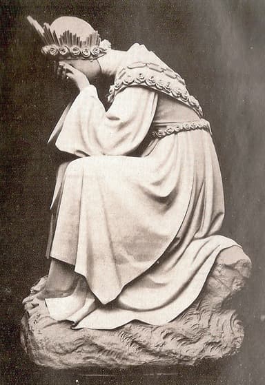 Our Lady of La Salette in tears devotional image