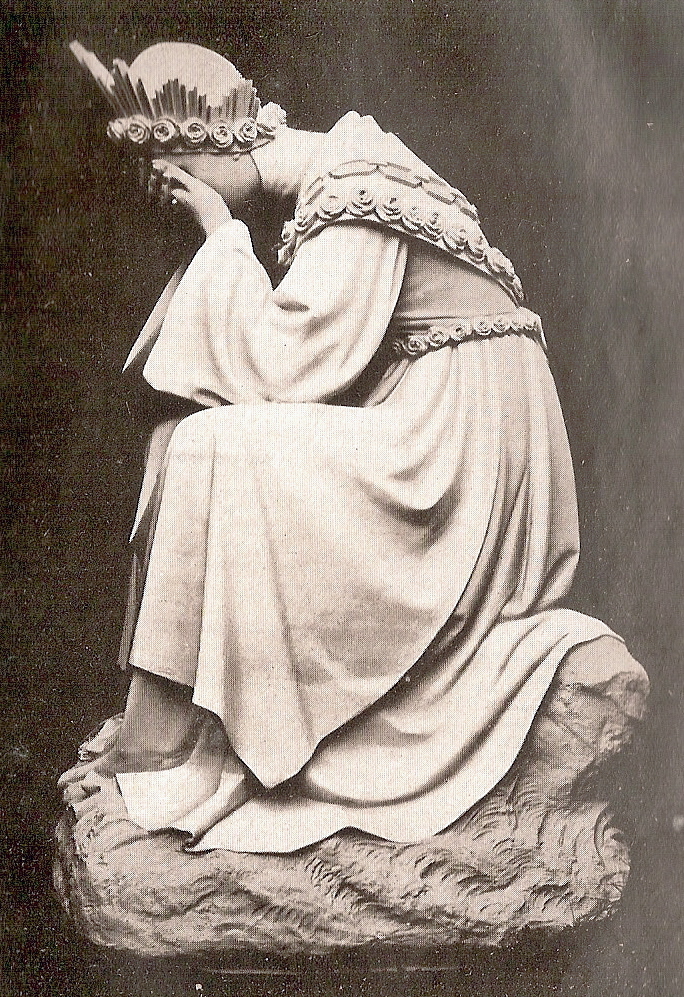 Our Lady of La Salette in tears devotional image