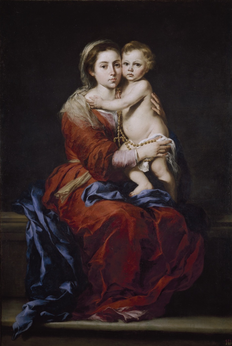 Our Lady of the Rosary devotional image
