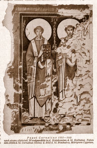 Ss. Cornelius and Cyprian devotional image