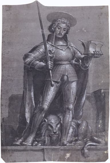 St. Adrian of Nicomedia devotional image