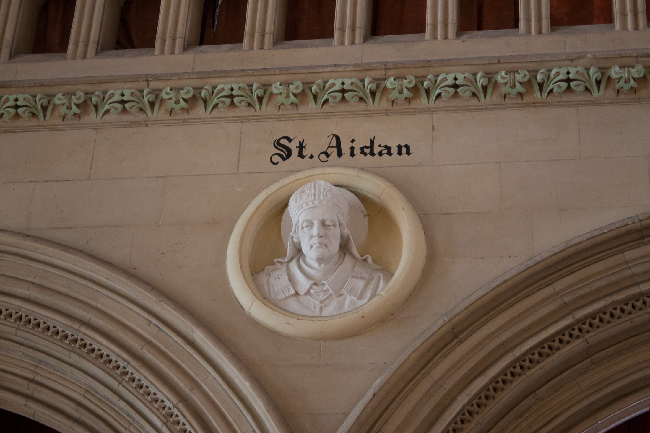 Relief of Saint Aidan of Ferns