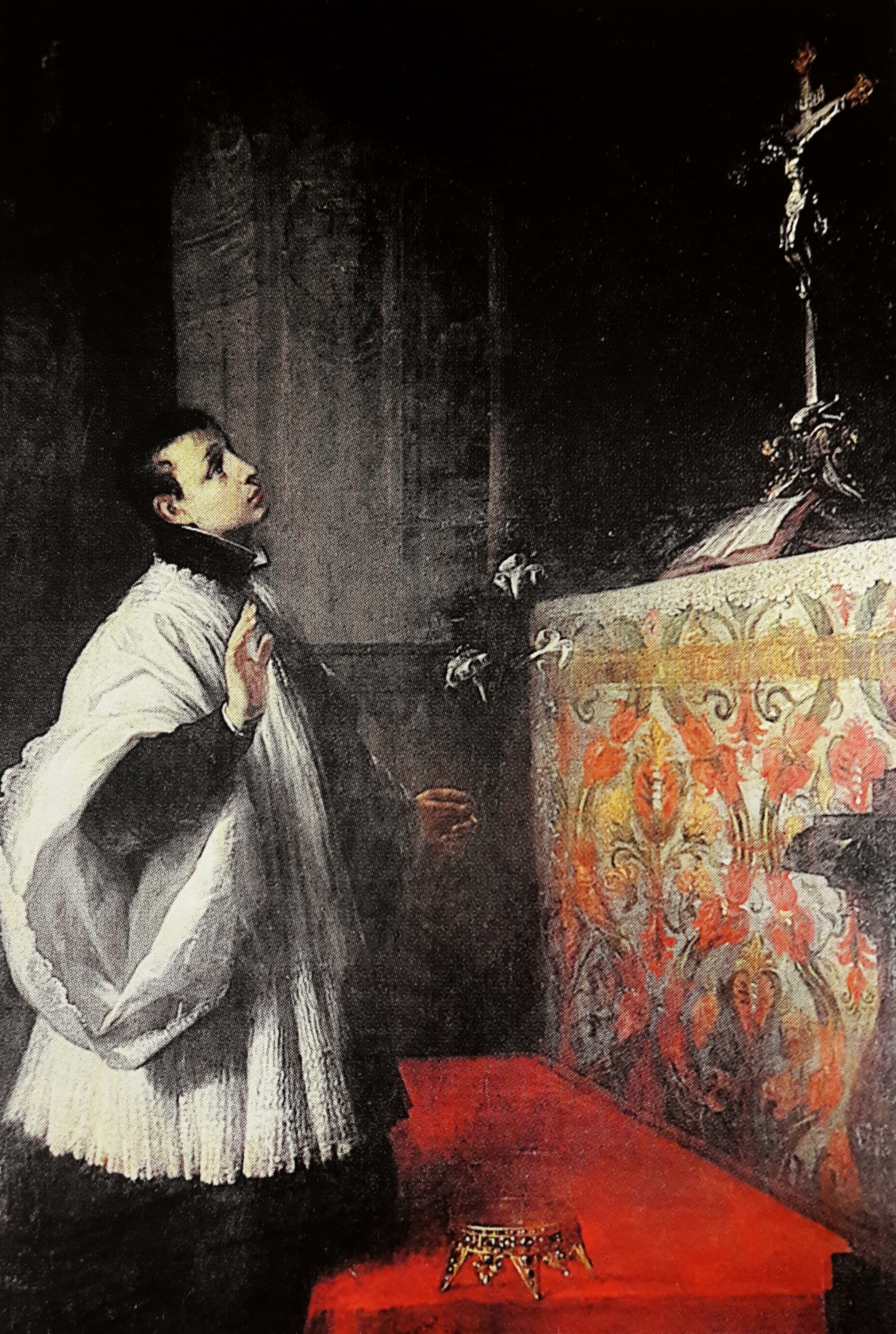 St Aloysius Gonzaga devotional image