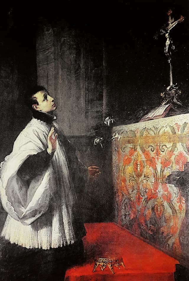 Saint Aloysius Gonzaga by Heinrich P. Schultz