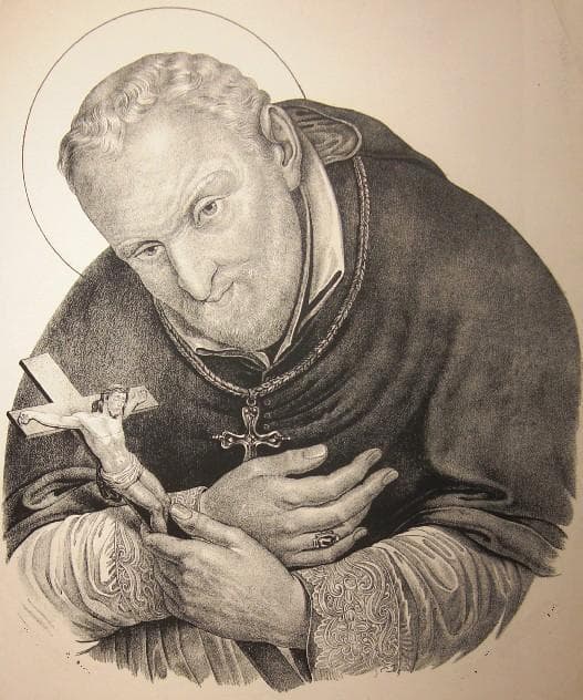 Saint Alphonsus Liguori devotional engraving