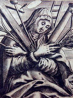 Blessed Angela of Foligno devotional image