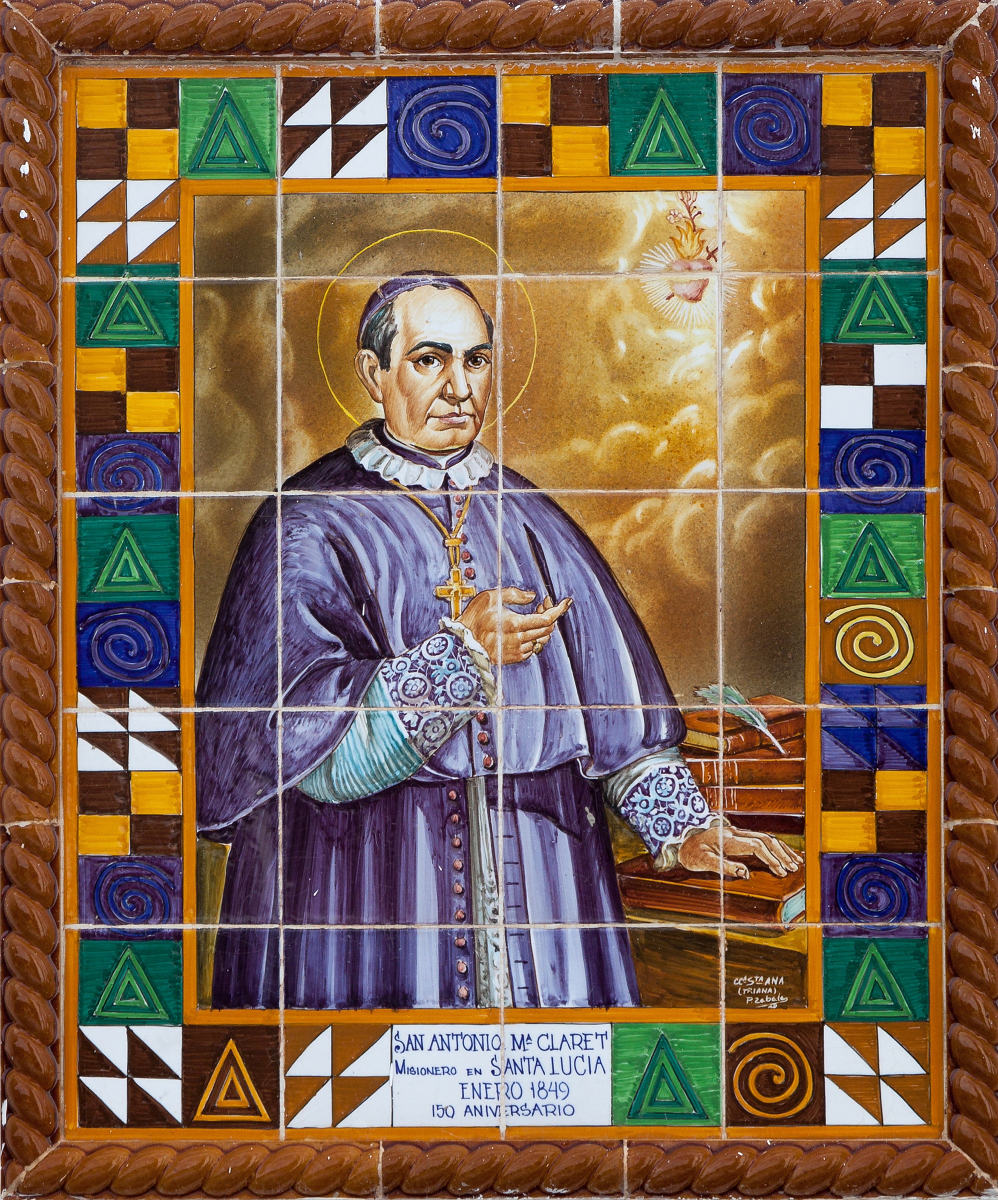 St Antony Claret devotional image