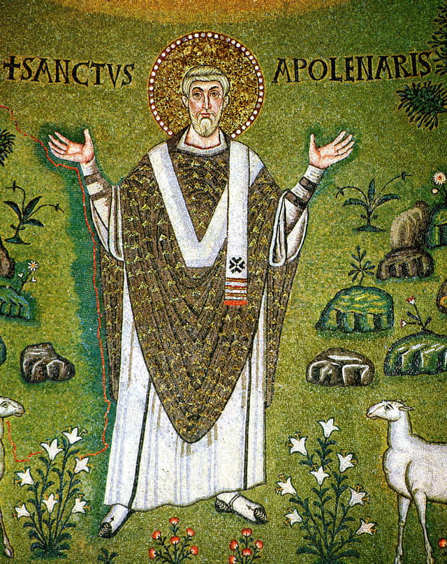 Saint Apollinaris mosaic from Sant’Apollinare in Classe