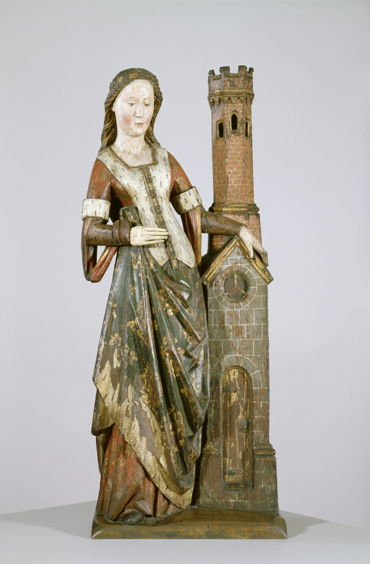 Saint Barbara devotional painting