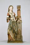 Saint Barbara devotional painting