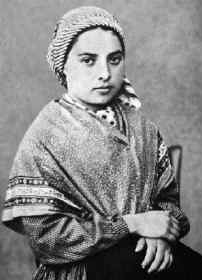 Saint Bernadette Soubirous devotional portrait