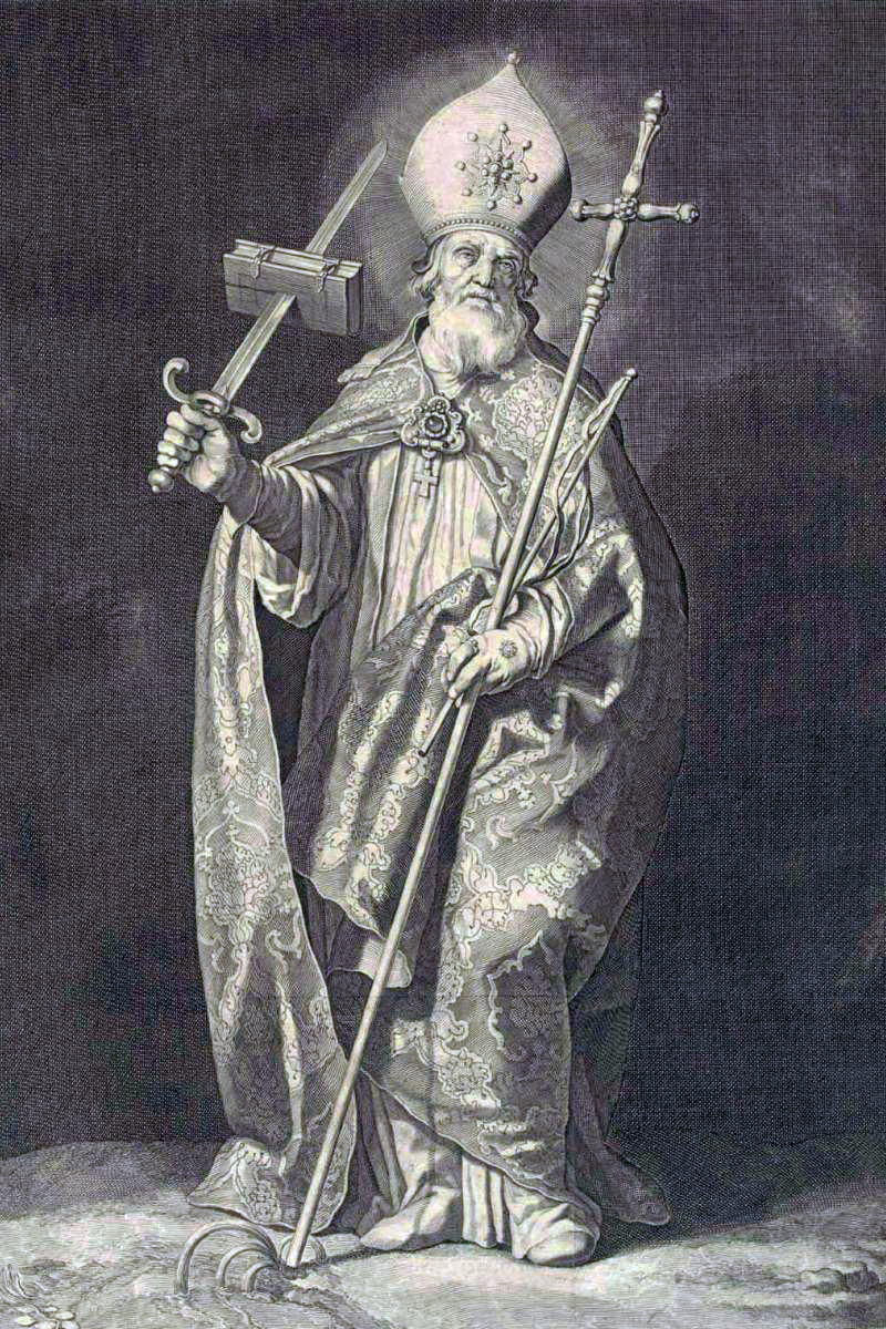 St Boniface of Mainz devotional image
