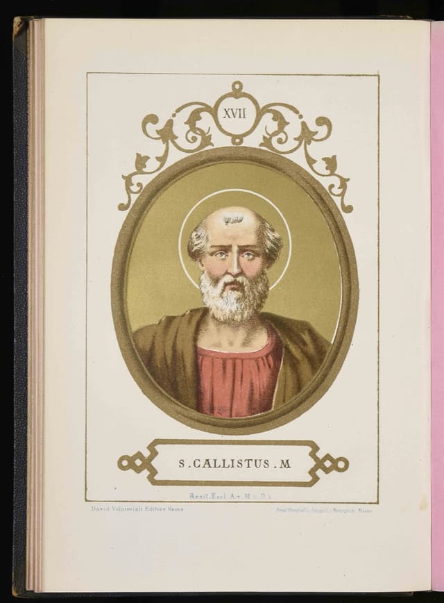 Devotional portrait of Saint Callistus I