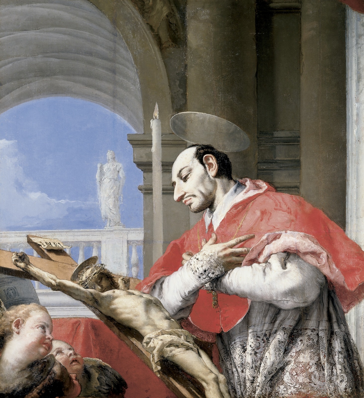 St Charles Borromeo devotional image