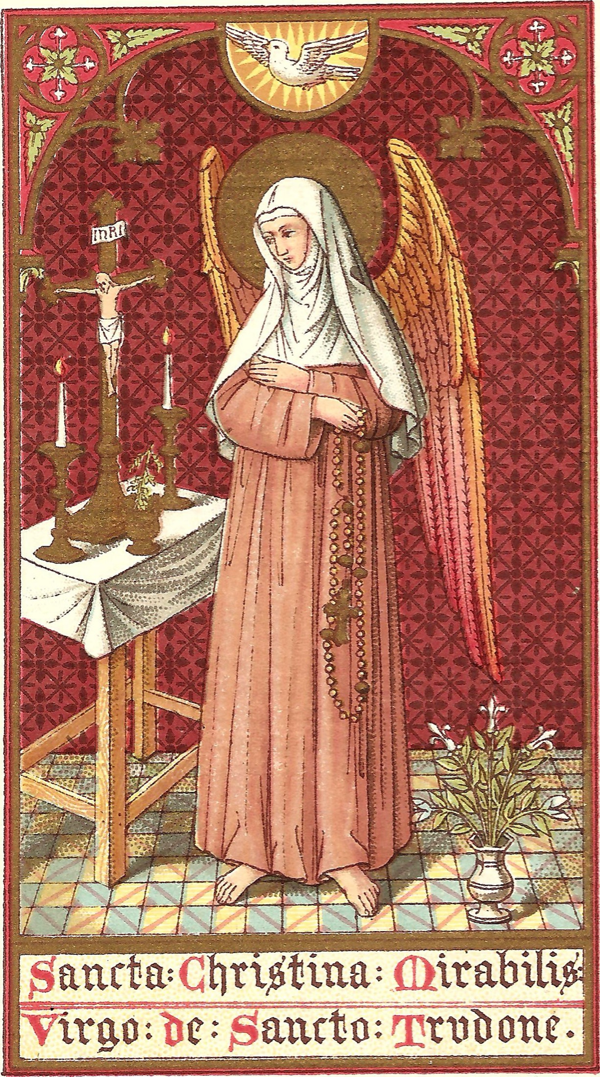 Devotional portrait of Saint Christina the Astonishing