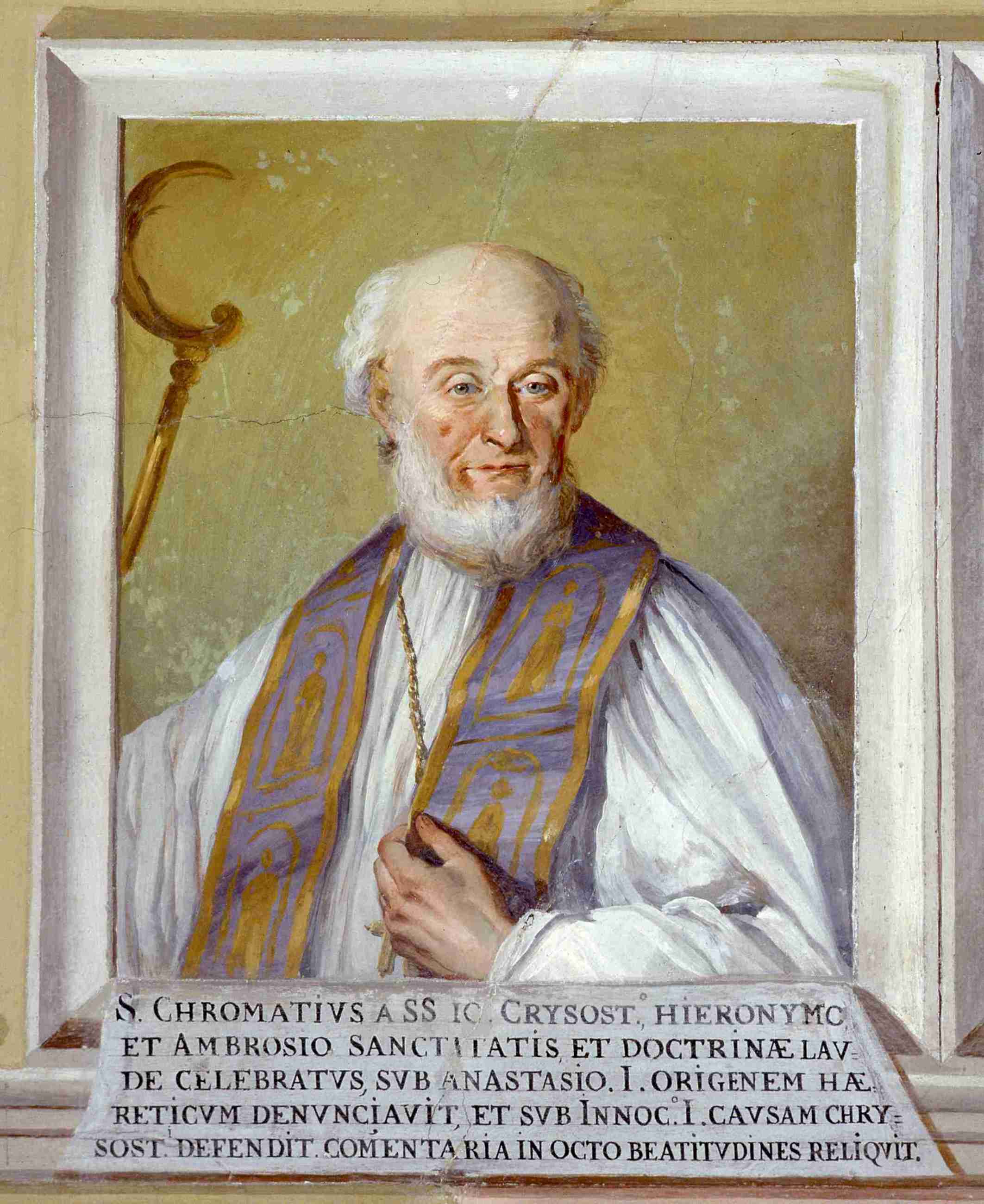 St Chromatius of Aquileia devotional image