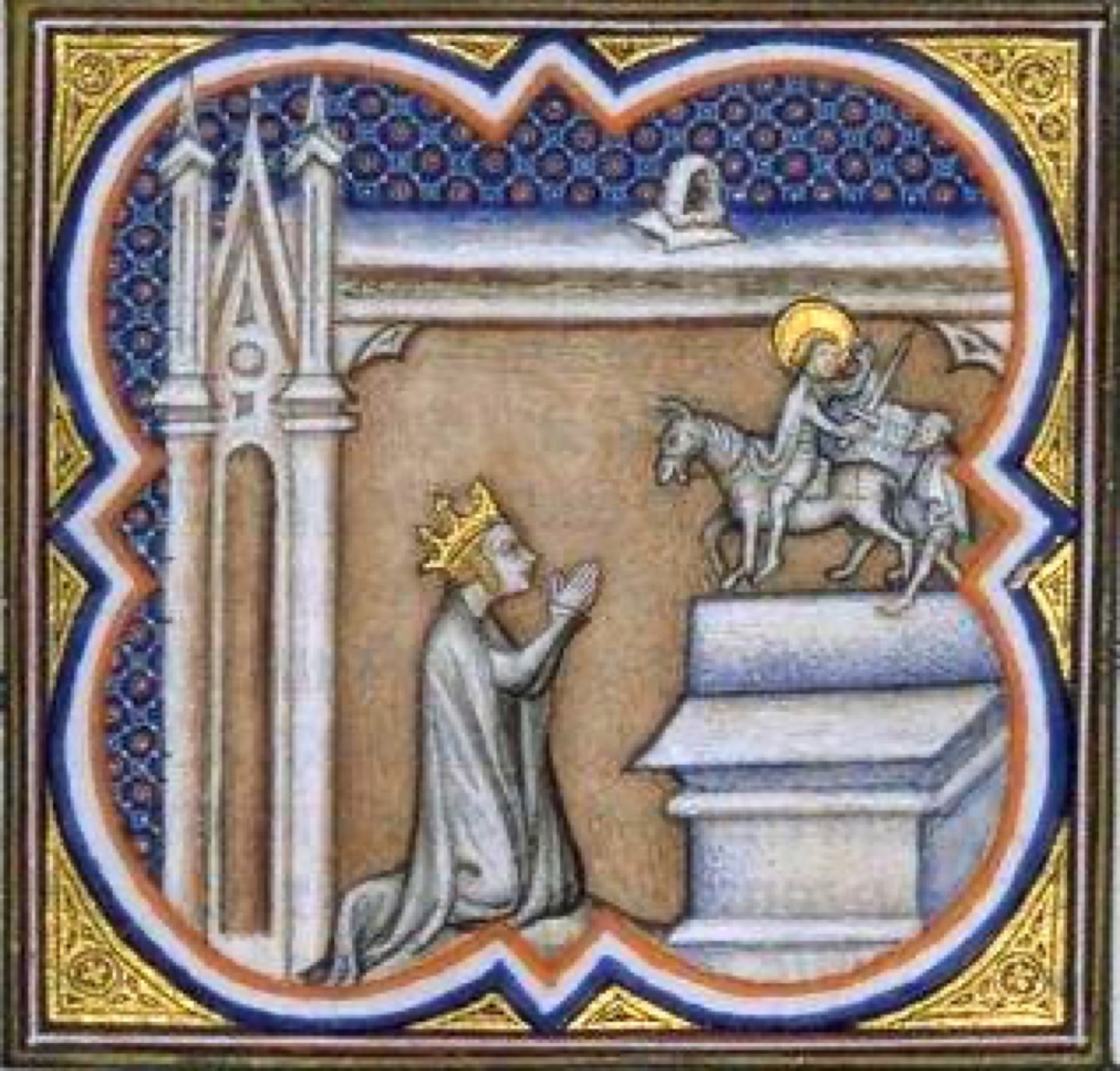 St Clotilda devotional image