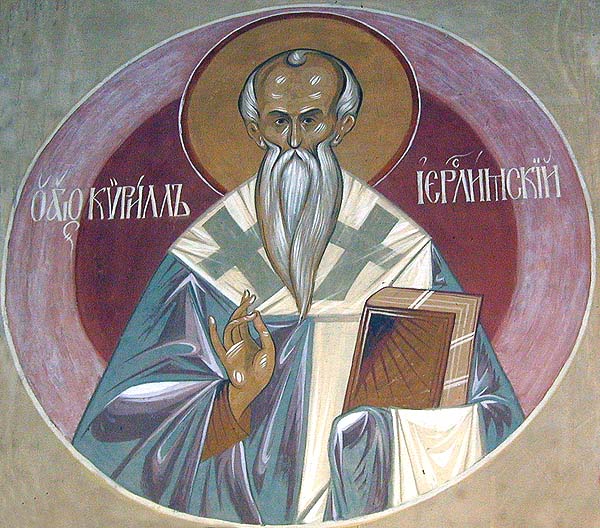 St Cyril of Jerusalem devotional image