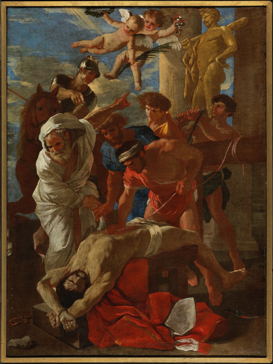 The Martyrdom of Saint Erasmus by Nicolas Poussin