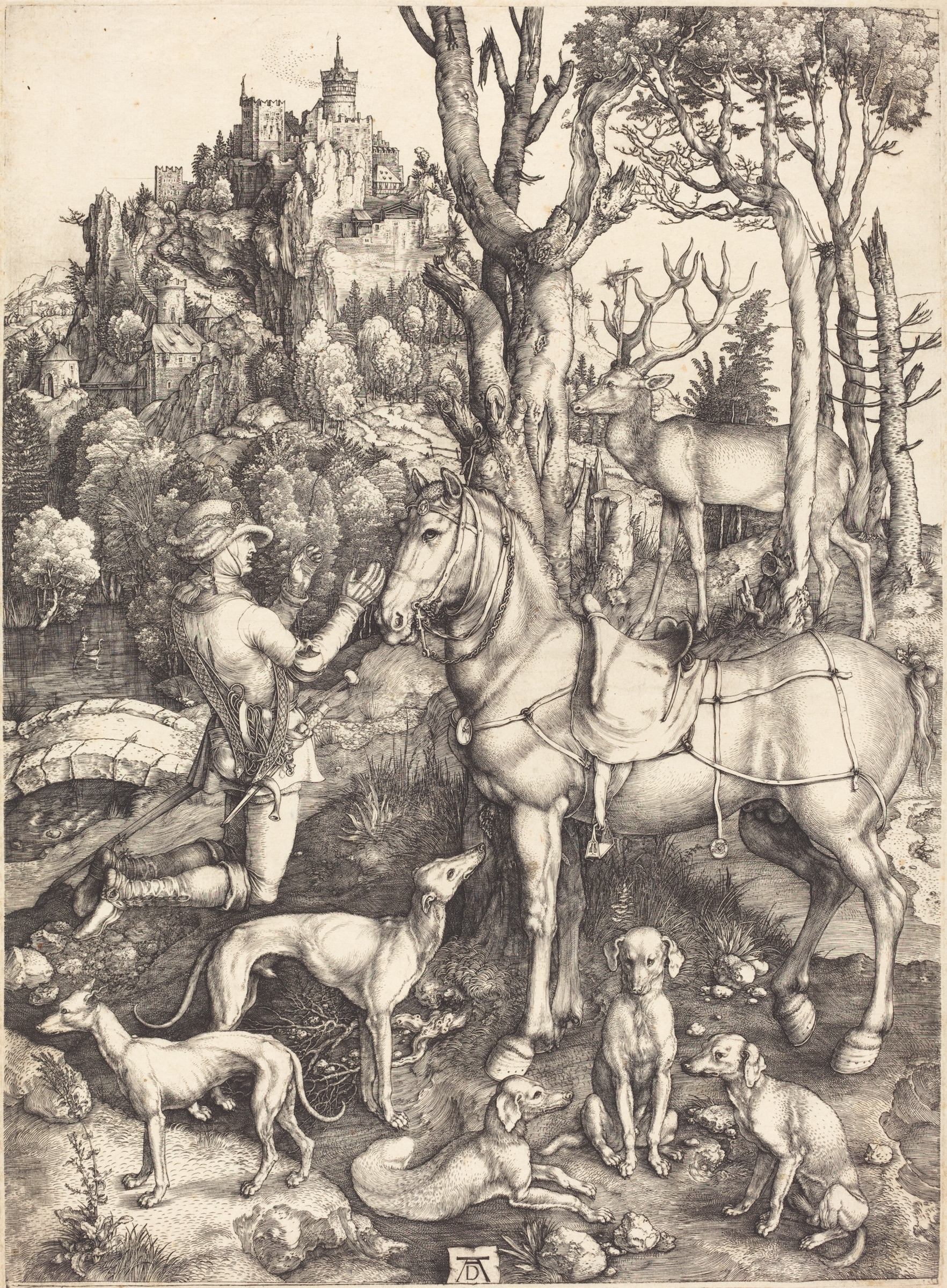 Saint Eustace by Albrecht Durer