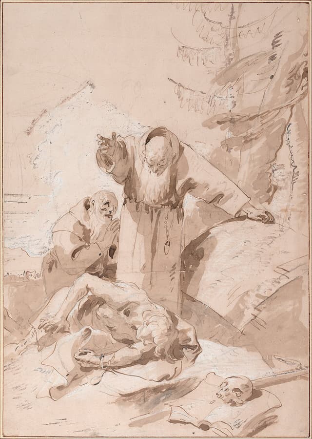 Saint Fidelis of Sigmaringen and Saint Joseph of Leonessa by Giovanni Battista Tiepolo