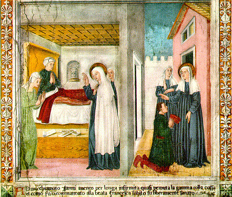 St Frances of Rome devotional image