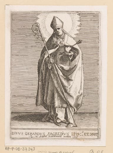 St. Gerard of Csanad devotional image
