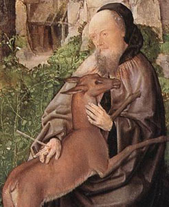 St Giles devotional image