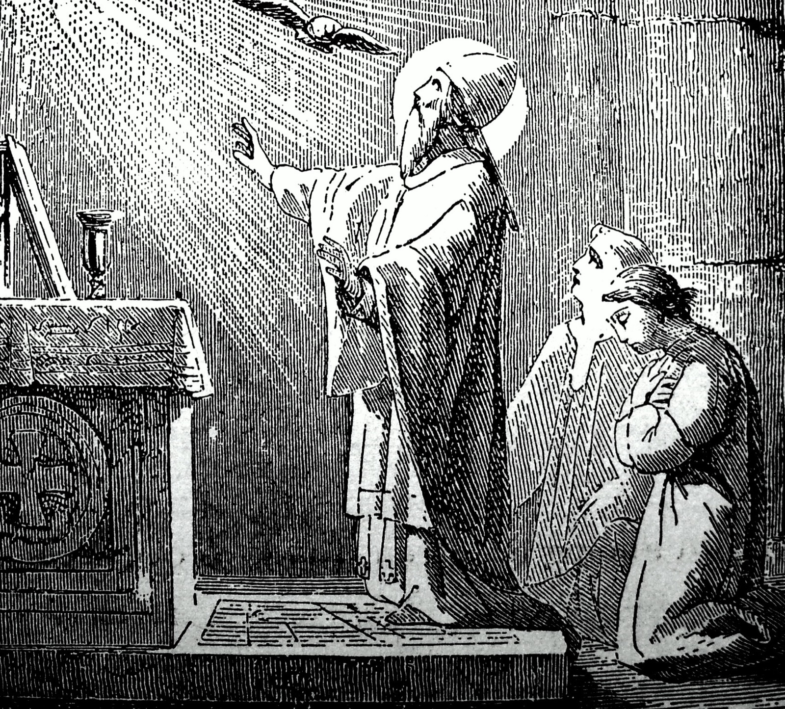 St Gregory VII devotional image