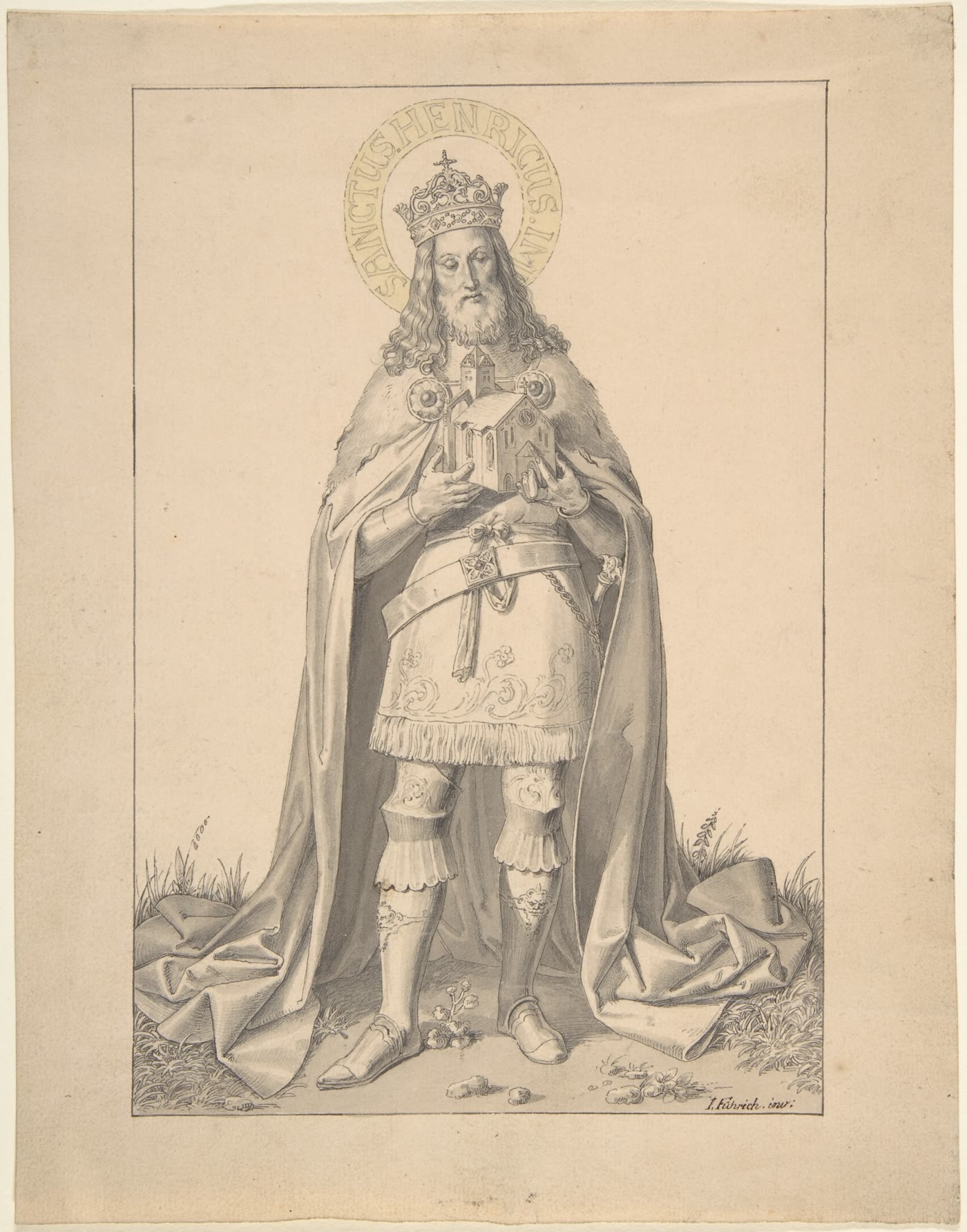 St Henry the Emperor devotional image
