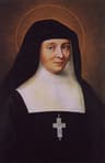 Saint Jane Frances de Chantal devotional portrait