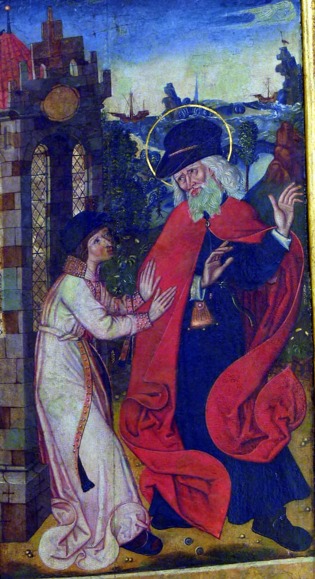 Saint Joachim devotional painting