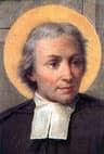 Devotional portrait of Saint John Baptist de La Salle