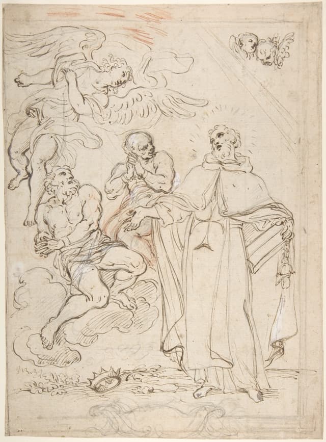 The Vision of Saint John of Matha by Giacinto Calandrucci