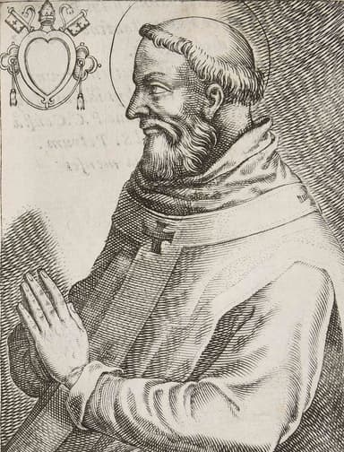 St. Leo II devotional image