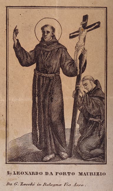 St. Leonard of Port Maurice devotional image