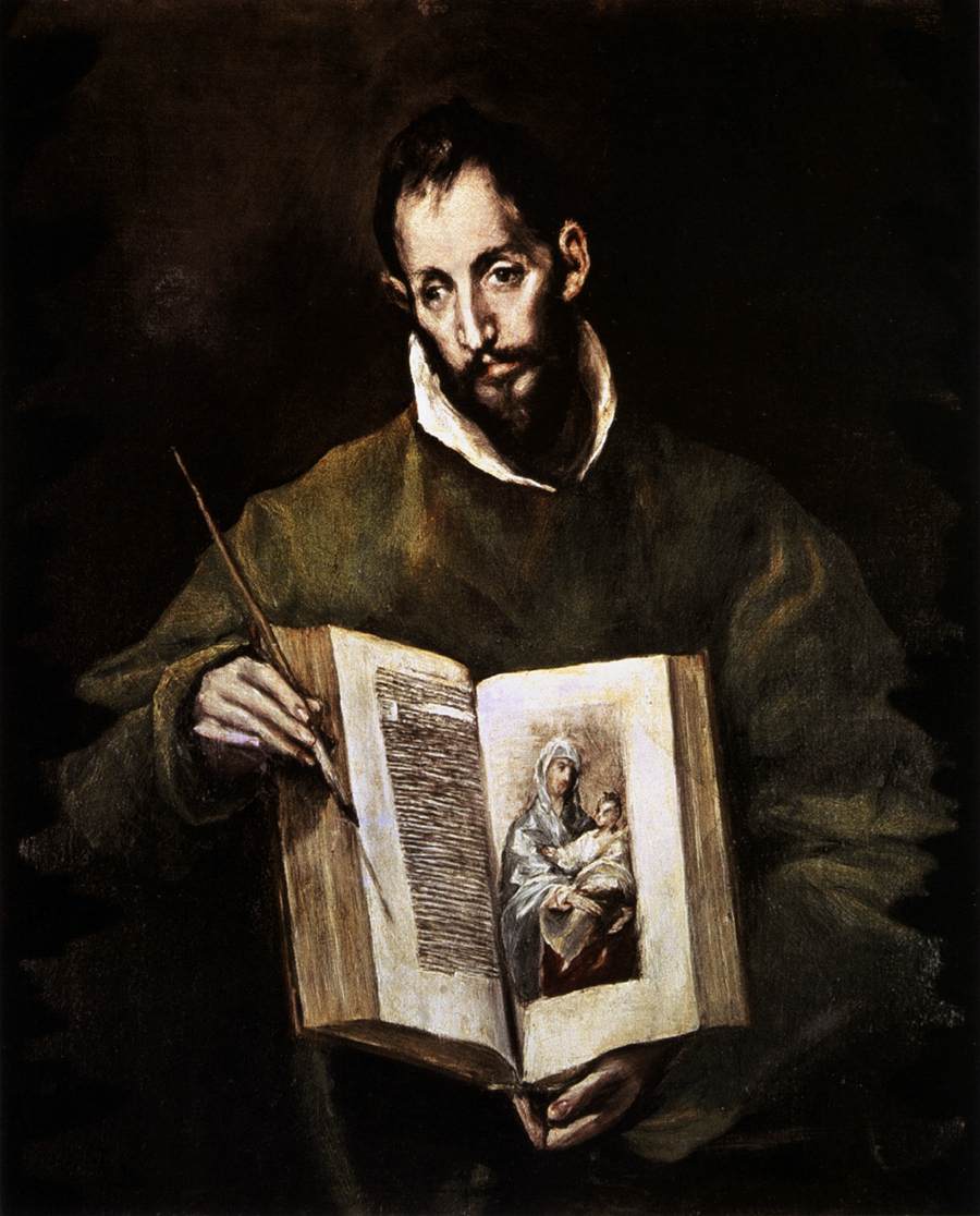 St Luke devotional image