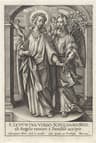 Devotional image of Saint Lydwine of Schiedam