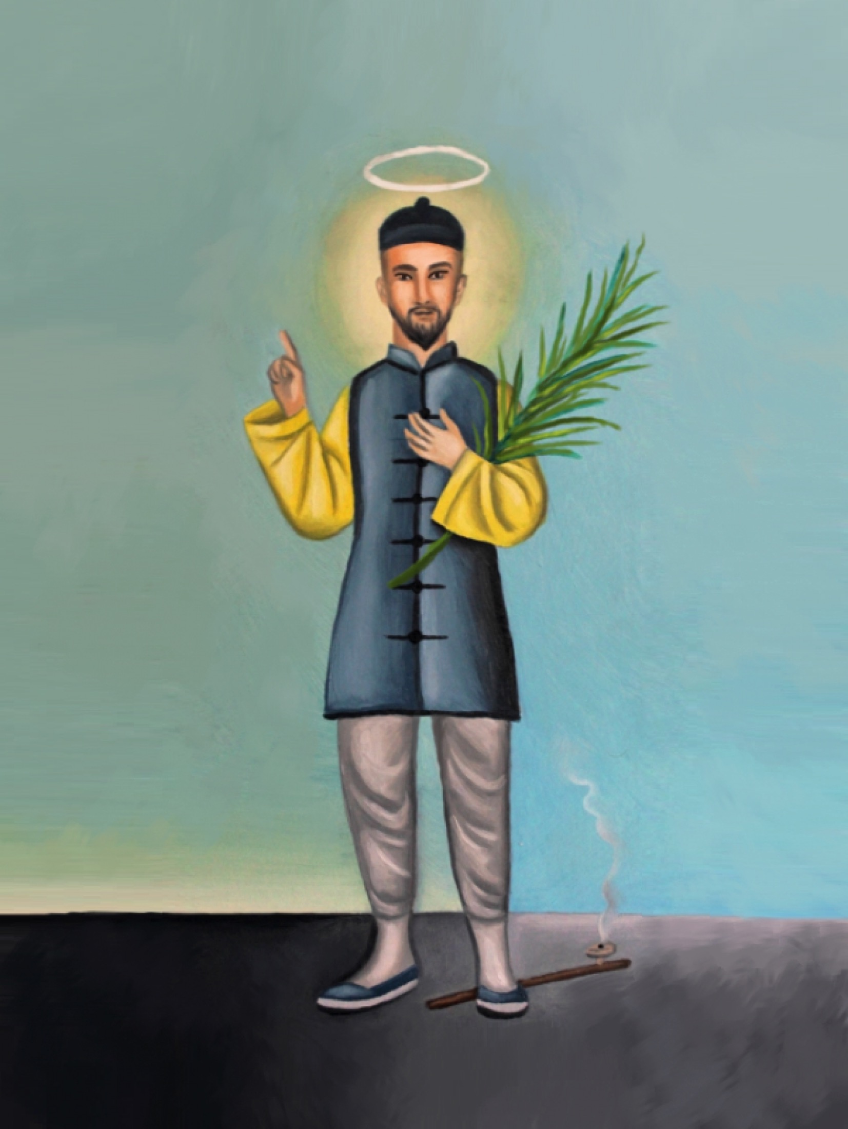 Devotional portrait of Saint Mark Ji Tianxiang
