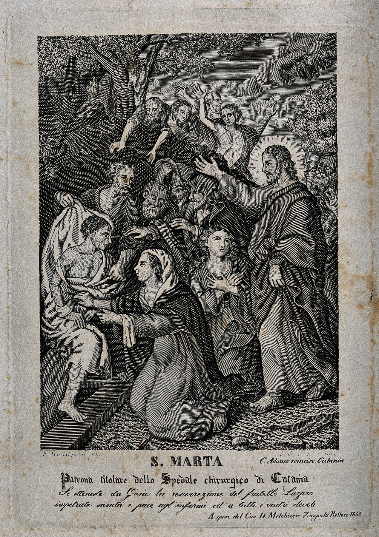 St Martha devotional image