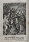 Saint Martha devotional engraving