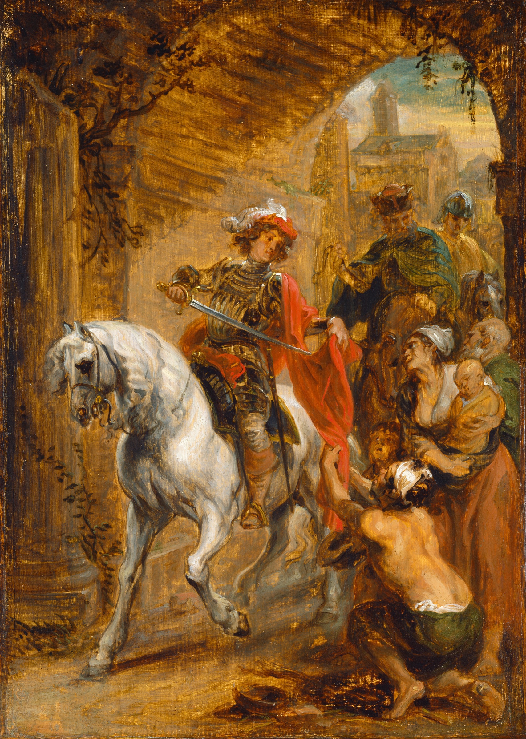 St Martin of Tours devotional image