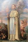 Saint Norbert statue in Schirmeck
