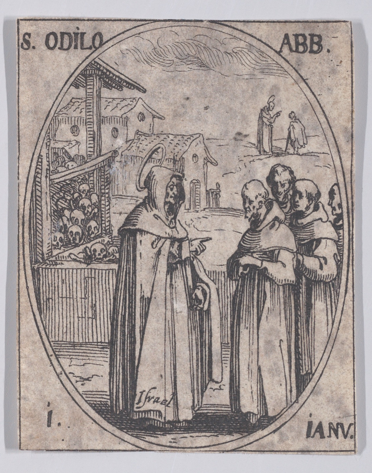 St Odilo devotional image