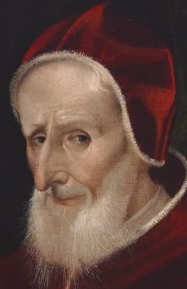Saint Pius V devotional portrait
