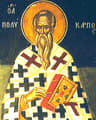Saint Polycarp devotional icon