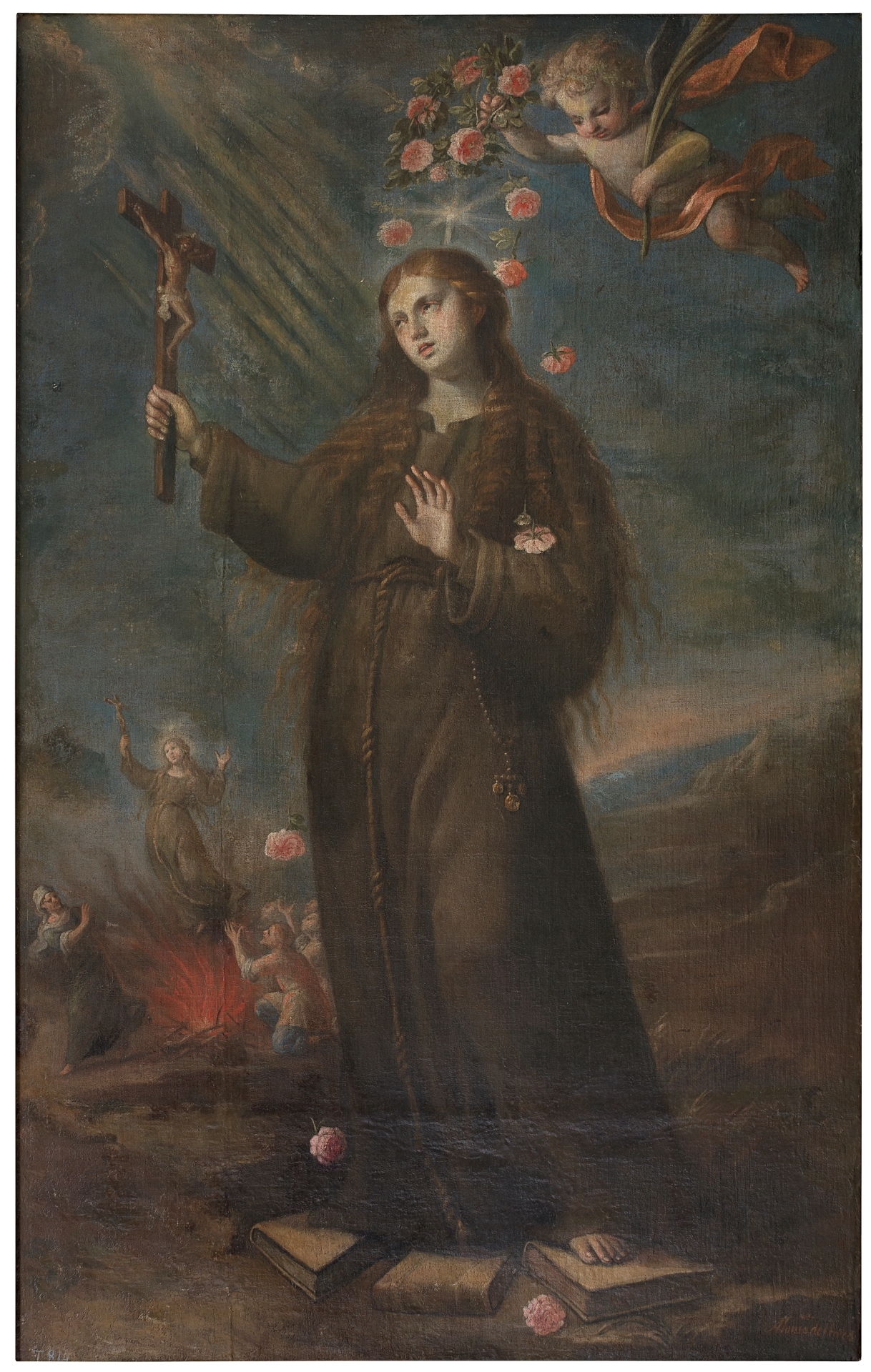 St Rose of Viterbo devotional image