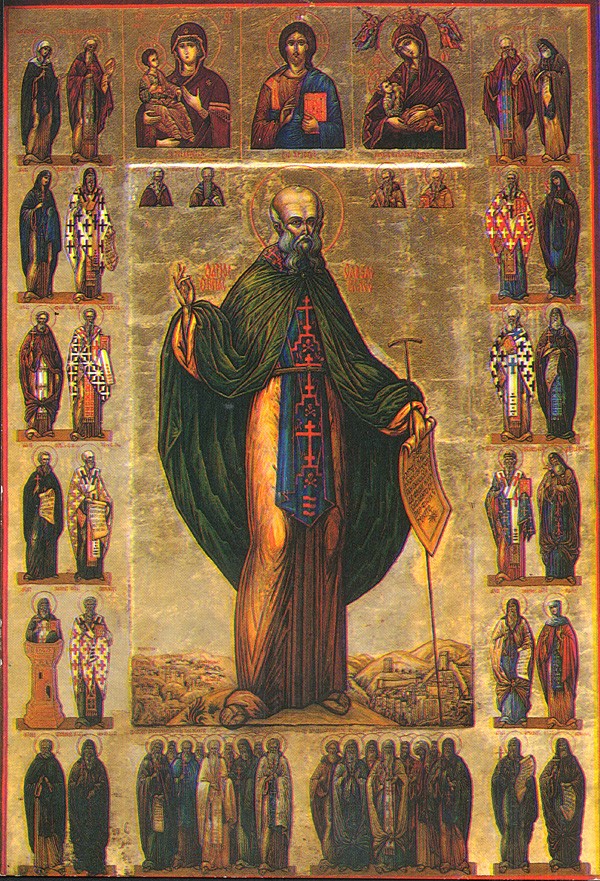 St Sabas devotional image